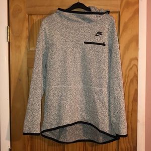 Nike Women's Lifestyle Hoodie Grey Heather/Black